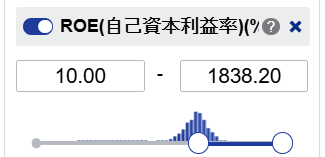 SBI証券スクリーニング機能